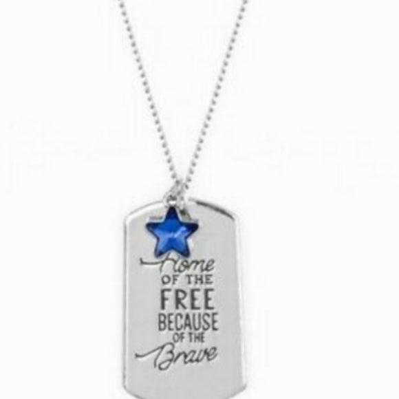 Home Of The Free Dog Tag